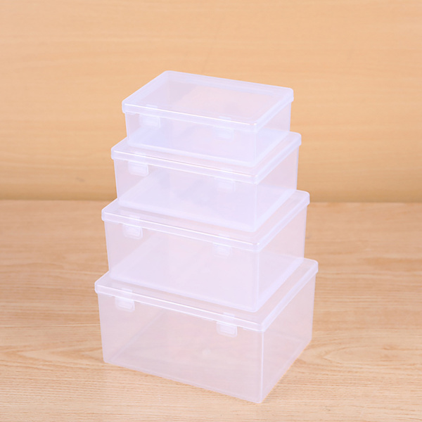 Mini Opbevaringsboks Klar Låg Lille Plastkasse Til Dele Jewel D