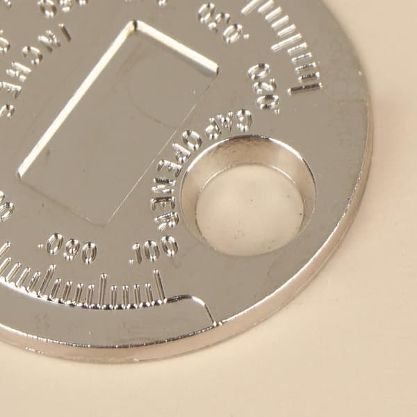 Mynttype 0,6-2,4 mm 0,02-0,10 tommer tennpluggavstandsmåler 1pcs