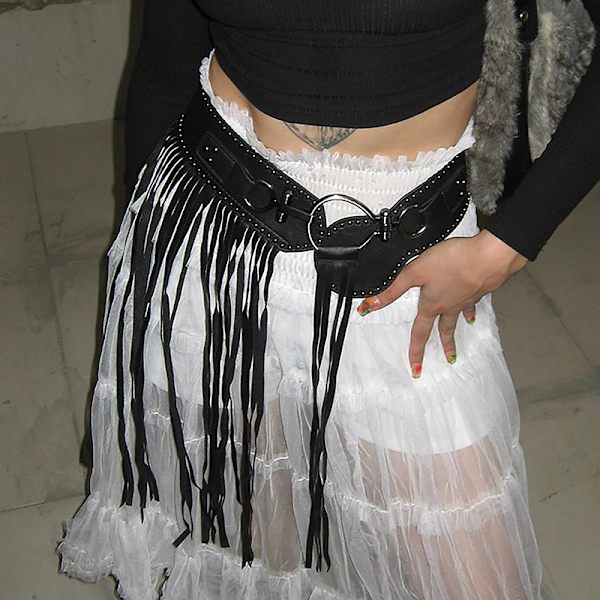 2023 Luxury Design Maikun Punk Goth -vyöt naisille Black S