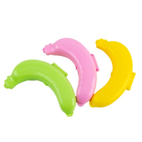 e Banana Case Protector Box Container Trip Outdoor Lunsj Frukt Yellow