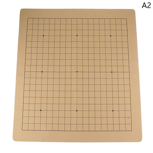 PU Leather Go Game Schackbräde Brädspel för 2,2 cm Pieces One S 53X61CM