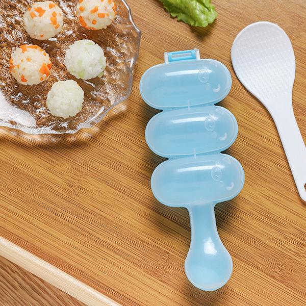 1 st Rice Ball Shaker Ball Diy Sushi Form Sfärisk litet ris Blue