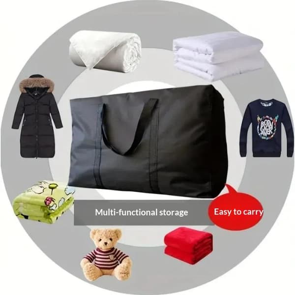 1 stk. ekstra stor vanntett flyttebag, vaskepose, handlepose