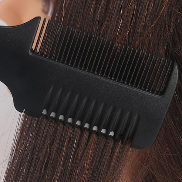 Double Sides Hair Razor Comb Hiustenleikkaus Harvennusleikkuri