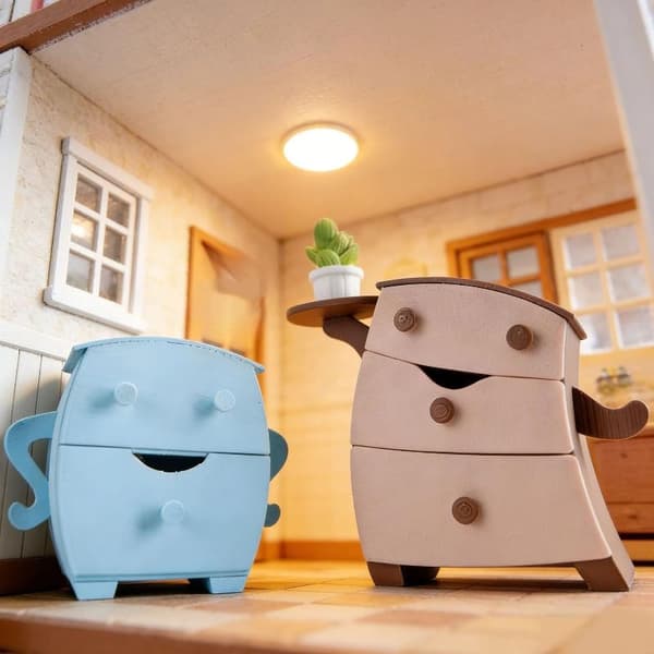 1 set dockskåp minikökssats bakningskombination skärbräda A2