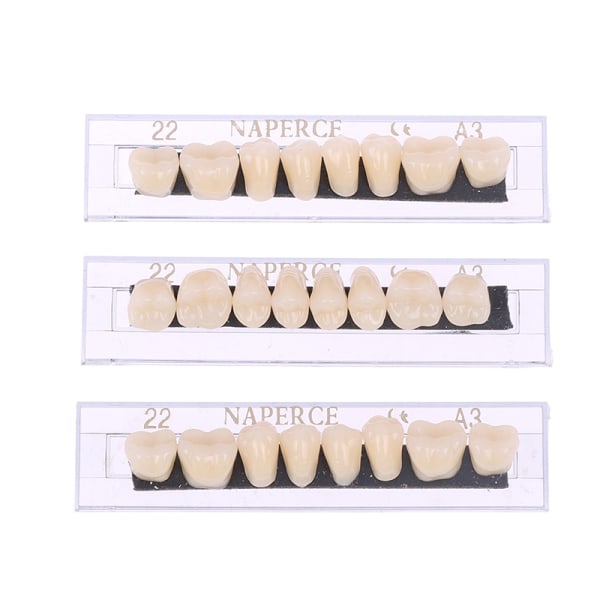 168 stycken/6 set/box Dental Synthetic Polymer Full Set Resin
