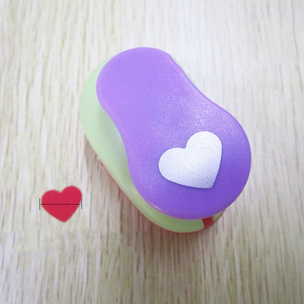 DIY Heart Shape EVA Foam Punch Paper Punch Handgjord Puncher Rou 9mm