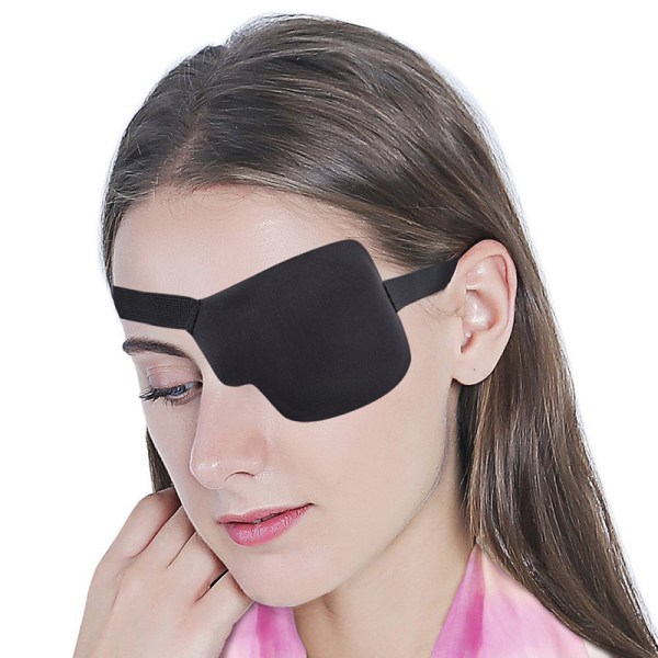 Pirate Eye Patch Unisex Musta Single Eye Patch Silmälappu One Eye Left