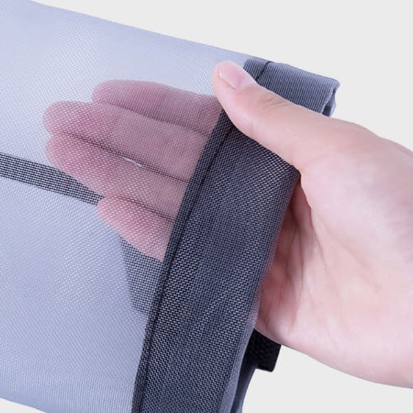 Hjem Dagligvareposeholder Veggfeste Mesh plastposedispenser T Black