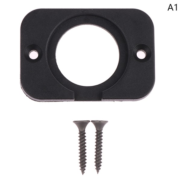 1/2/3/4 hål USB uttag Panel Svart ABS-hus Hållare K A1
