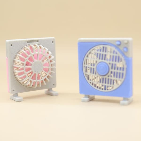 1 stk. mini elektrisk ventilator model dukketilbehør til dukker dukkehus A1