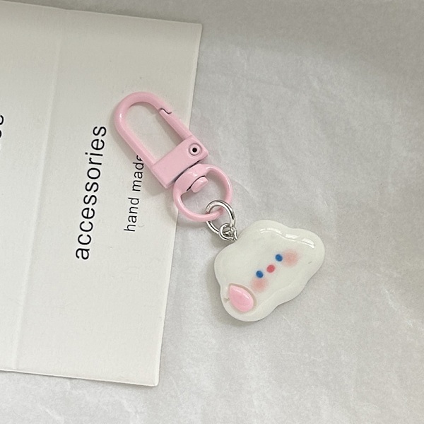e Cartoon Cloud Keychain Creative Kawaii Avaimenperä Reppu Charm Blue