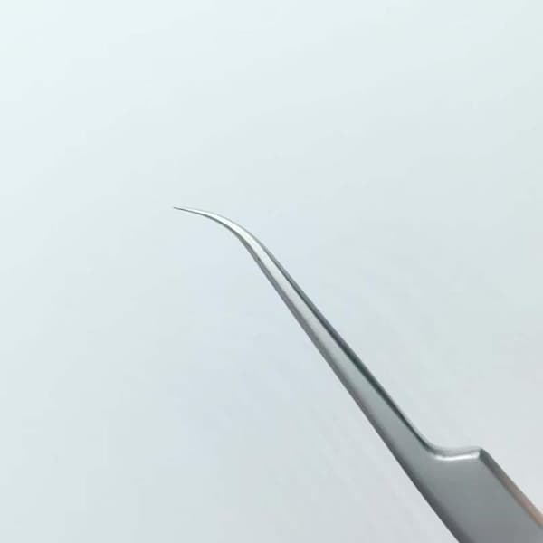 Fiber Tip Rustfritt Stål Vippeextensions Pinsett Antistatisk M B
