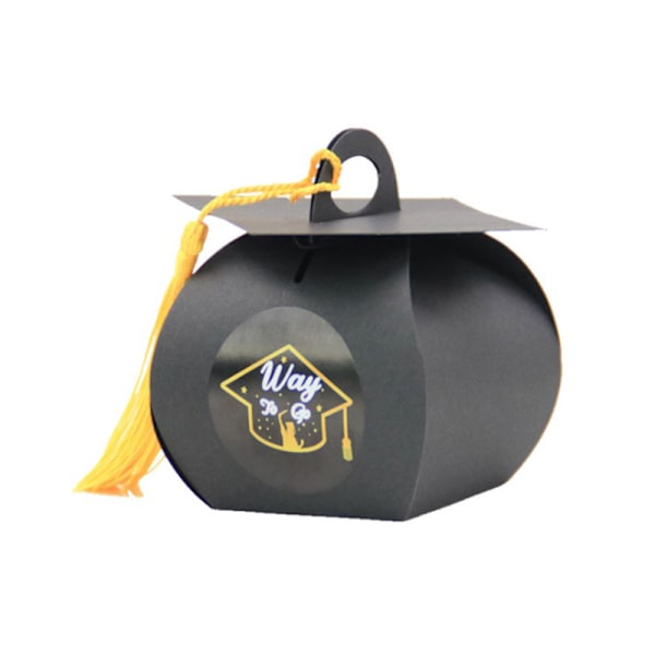 24kpl Black Hat Style Valmistujaisjuhlajuhlat karkkirasia P