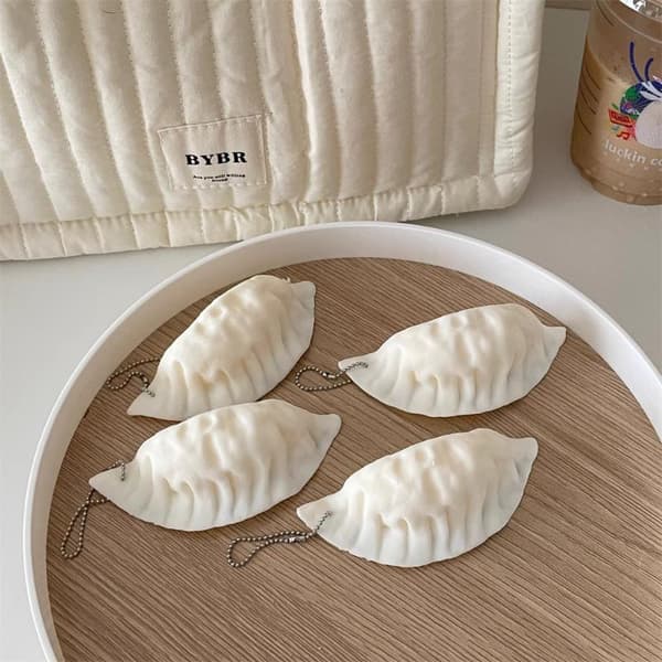 Simulering Dumpling Langsomt Stigende Nøglering Blødt Legetøj Gaver