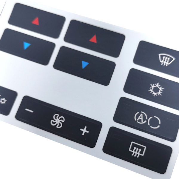 1Set Bil Klimatkontroll Luftkonditionering Switch Button Covers