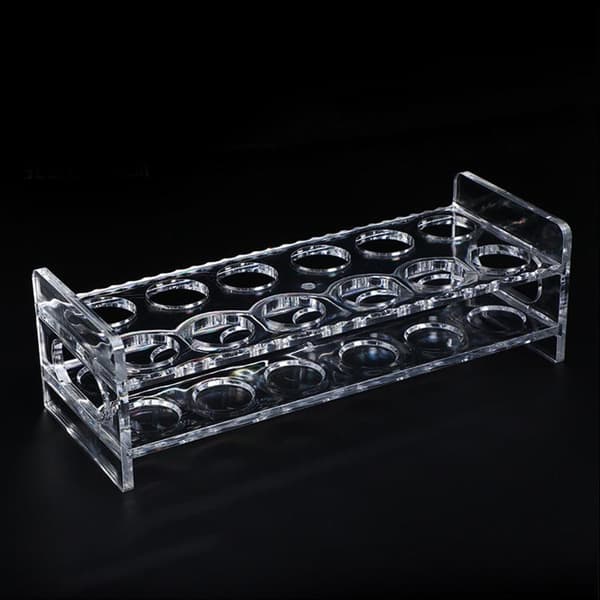 6/8/12-håls Glasbricka Kopp Organizer Hål Glas Displayställ Wi 8 Holes