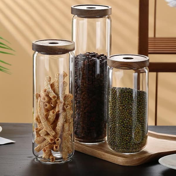 100/175/250/300ML Förvaringsbehållare för kaffebönor Displayställ T A5