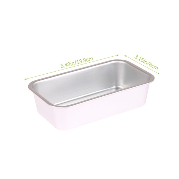 1 st aluminiumlegering brödform rektangel bakning form bakverk B