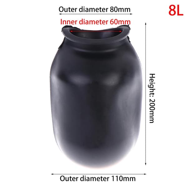 Vattenpump Trycktank 5L-24L Luftkudde Hög Gummi Vattenlagring 5L