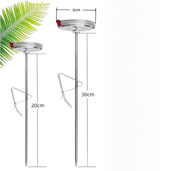 1 stk køkkentermometer sonde rustfrit ovn grill grill Te 20CM
