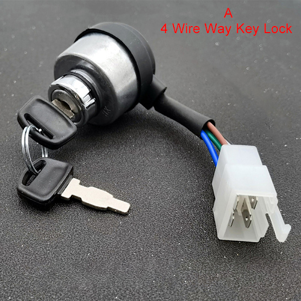 4/6 Wire Way Bensin Generator Tändning Start Key Lock Combina 4 Wire Way Key Lock