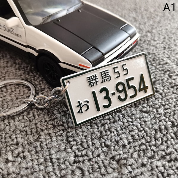 Bilnumre i aluminium Nummerpladenummer Motorcykelmærke nøgle A1