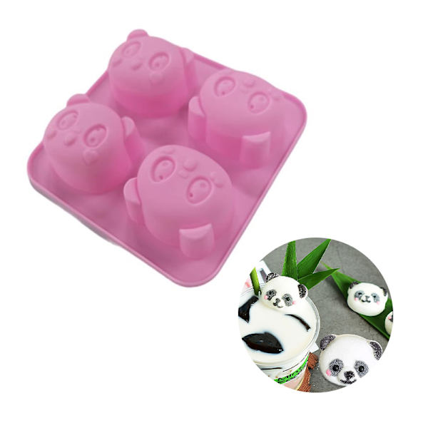 Panda Silikone Chokolade Form Kage Isbakke Jelly Candy Cookie