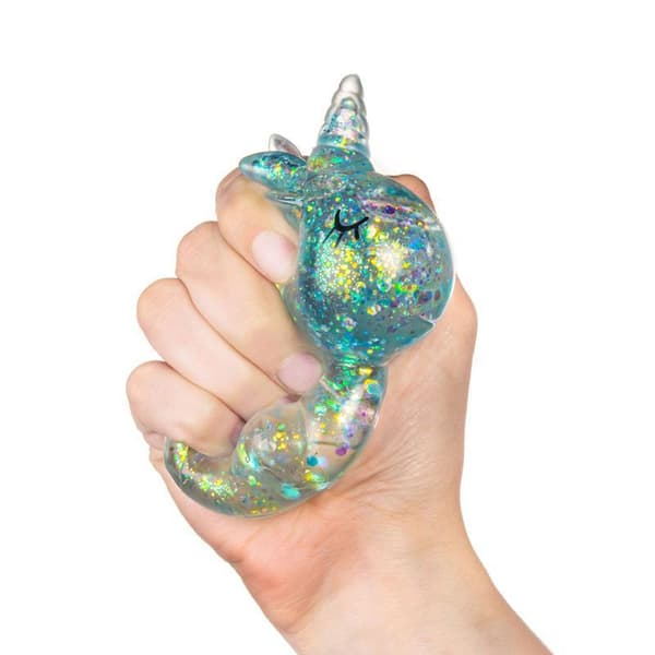 Glitter Legetøj Blødt Fidget Legetøj Gennemsigtig Dekompression