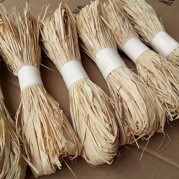 1 stk/sæt raffia naturrør bindehåndværksbånd papirgarn 30g
