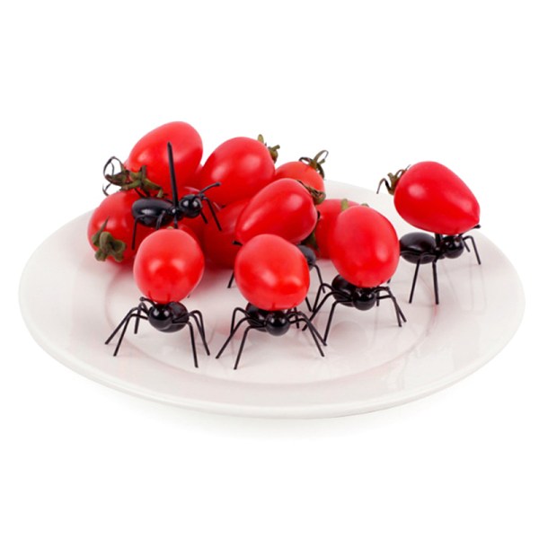 Mini maurholder Gaffel Frukt Plast Enkel dekorasjon Kjøkken Des B