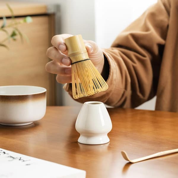 Bambu Matcha Vispiläsetti Chasen Chashaku Matcha Vispilä Teelle C E 6Pcs