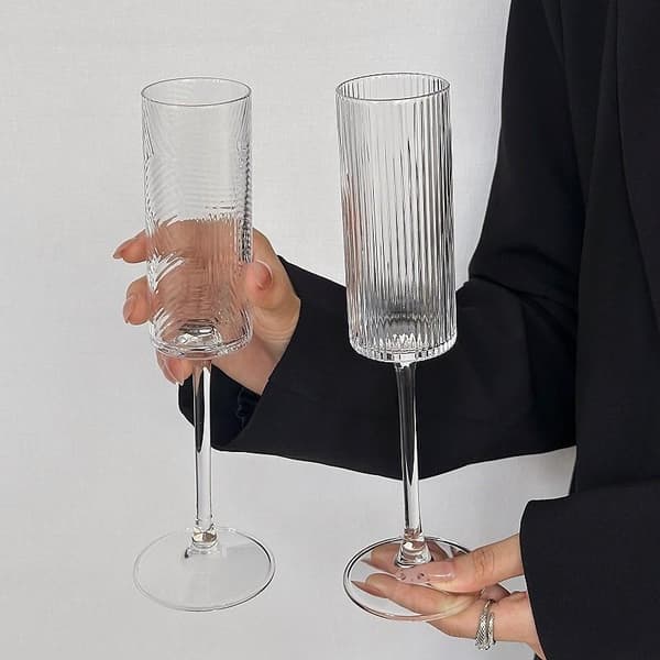 Transparent Plastbägare Okrossbart Vinglas Lyxig Cocktail A1