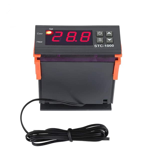 1PC LED Digital STC-1000 temperaturkontrollbryter Microcom DC24V