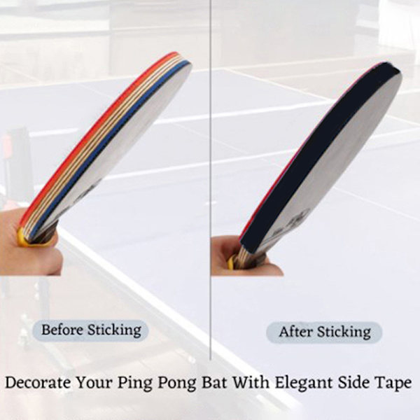 Racket beskyttelseslim tykk kanttape for bordtennisracket