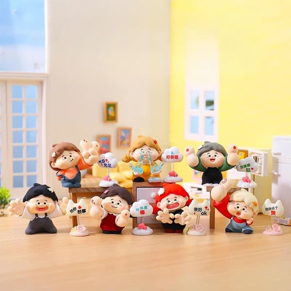 Uusi sarja Blind Box e Pöytäkoriste Keräilyfiguuri Lelu Mys 1Box Random