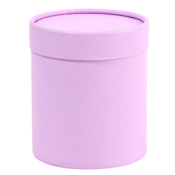 Kukkalaatikko 12cm pyöreä pahvilahjalaatikot Hääjuhla Rose F Purple