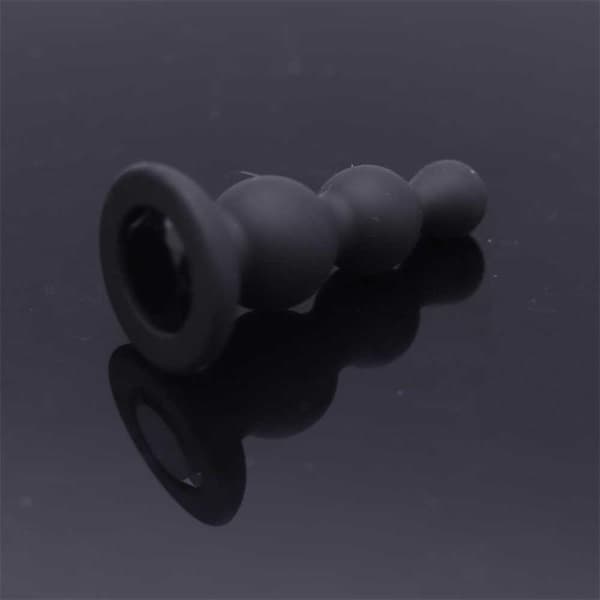 Anal Butt Plug Träningskit Set Pärlor Dildo Prostatamassager T White Rose red