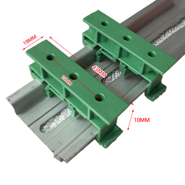 PCB 25mm DIN-skinnemonteringsadapter Kretskortbrakettholder A1