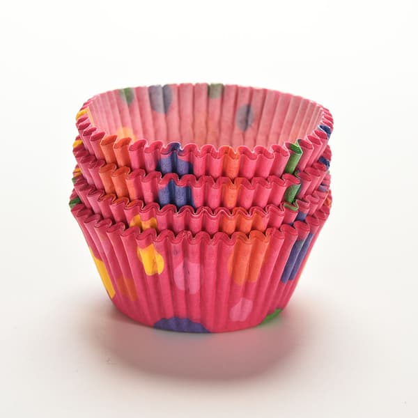 100 stk. Papirkakekopper Baking Cupcake Muffinskasser Weddin