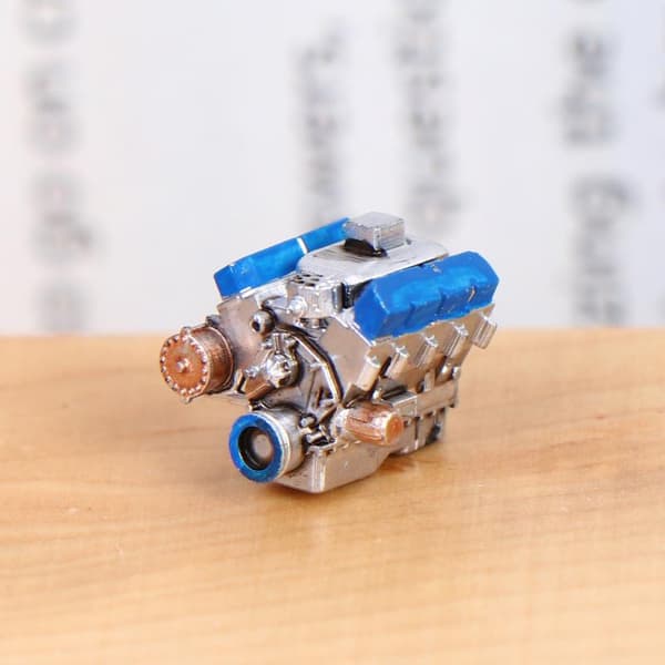 1:64 Simuleret Motor Miniature Scene Model Ornament Sandbord A2