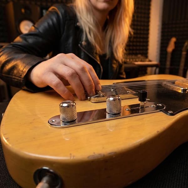 Kablet kontrolplade volumen strengeinstrument switchknap til