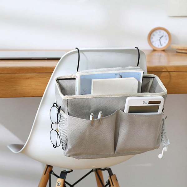 Caddy Hanging Organizer Oppbevaringspose ved sengen for køyeseng og sovesal R White