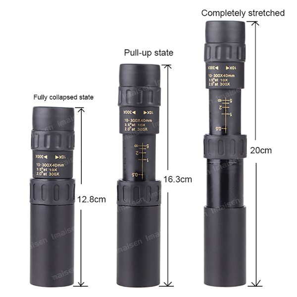 Monocular Kraftfull Kikare Professionellt långdistansteleskop B