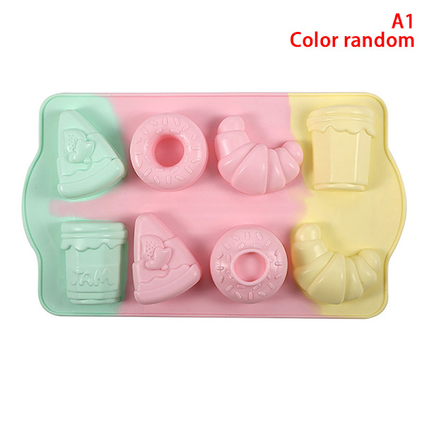 Kage Silikone Form Blomst Chokolade Kage Form Holiday Decoratio A6