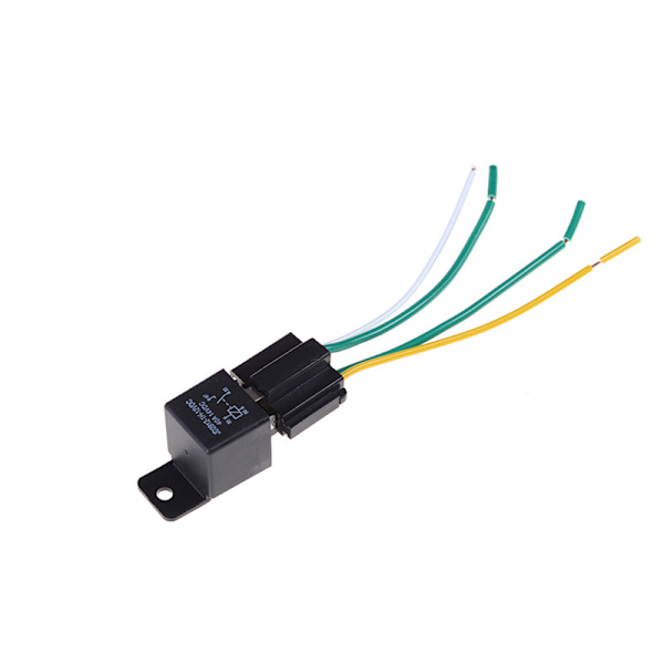 Bil Auto DC 12V Volt 40A Automotive 4 Pin 4 Ledare Relä & Socket