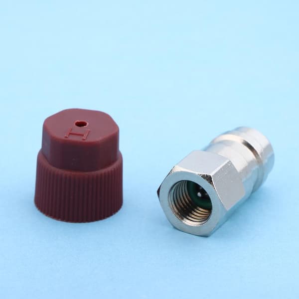 R12 til R134A AC-fitting Auto Airconditionadapter Høj/Lav A