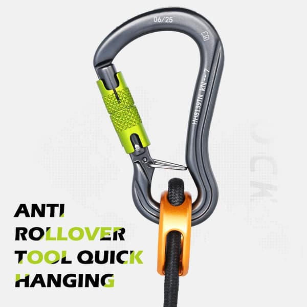 1 stk lett aluminiumslegering multifunksjonell sikkerhetskrok for M
