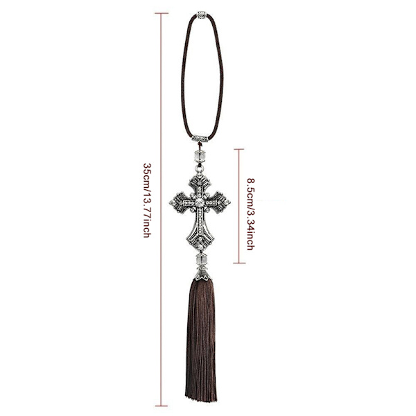 Auton riipus Cross Jesus auton riippukoristeen taustapeili H