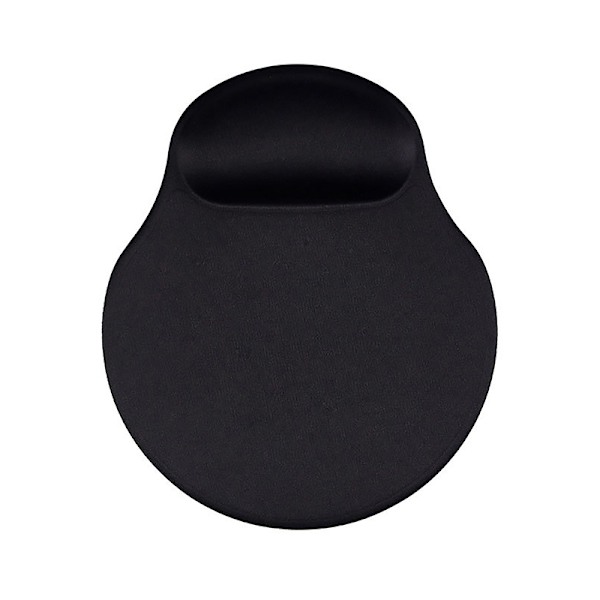Svart musematte m/håndleddsstøtte Spillmusematte Musematte PC La